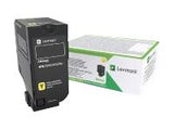 LEXMARK CS720 CS725 CX725 Cartouche de toner Corporate capacité standard Jaune 7K