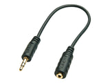 LINDY Audio Adapter Cable 3.5mm Male / 2.5mm Female 20cm Cable