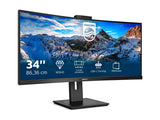 PHILIPS 346P1CRH/00 UWQHD, Curved, 34p, VA, Webcam, 100Hz, 4ms, Adaptive Sync, Docking USB-C, USB-C Port, DP, HDMI, Height adj. HP