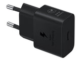 SAMSUNG fast charger USB-C 25W with data cable black