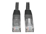 EATON TRIPPLITE Cat6 Gigabit Molded UTP Ethernet Cable RJ45 M/M Black 10 ft. 3.05 m