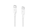 BELKIN 100w USB-C to USB-C Braided Cable 2M White