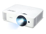 ACER H5386BDi DLP 720p 1280x720 16:9 4500 ANSI Lumen 20.000:1 35DB HDMI VGA RCA USB A wireless projection white