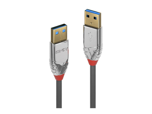 LINDY 3m USB 3.0 Type A/A Male/Male Cable Cromo Line 5Gbit/s