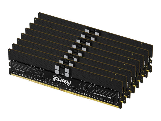 KINGSTON FURY Renegade Pro 256Go DIMM 4800MT/s DDR5 ECC Reg CL36 Kit of 8 PnP