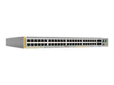 ALLIED L3 Stackable Switch 40x 10/100/1000-T PoE+ 8x 100M/1G/2.5G/5G-T PoE+ 4x SFP+ Ports and Dual Fixed PSU EU Power Cord