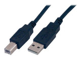 MCL Cable USB 2.0 type A / B male - 3m Noir