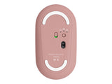 LOGITECH Pebble Mouse 2 M350s Mouse optical 3 buttons wireless Bluetooth 5.2 LE tonal rose