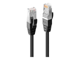 LINDY S/FTP Cat.6 Cable Black 0.5m LSOH incl. Testprotocol