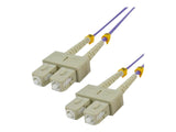MCL SC/SC Multimode duplex 50/125 OM4 optical fiber - 15m