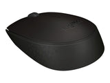 LOGITECH B170 Mouse optical 3 buttons wireless 2.4 GHz USB wireless receiver black