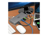 EATON TRIPPLITE USB-C Dock Triple Display - 4K HDMI/DisplayPort VGA USB 3.2 Gen 1 USB-A/USB-C Hub GbE 100W PD Charging International