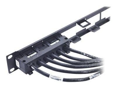 APC Data Distribution cable CAT6 UTP CMR 6XRJ-45 black 50FT 15.2M