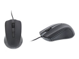 TNB SHARK 1000Dpi Wired Optical Mouse Usb Port Long 1.8M Cable 2 Buttons And Clickable Scroll Mac / Pc / Linux Compatible