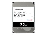 WESTERN DIGITAL Ultrastar DC HC570 3.5p 26.1MM 22To 512Mo 7200TPM SATA ULTRA 512E TCG NP3