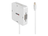 LINDY Mini-DP to HDMI DVI VGA Converter Supports HDMI 2.0 Ultra HD 4K and HDCP2.2 signals