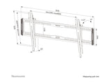 NEOMOUNTS WL35-550BL18 Support pour écran mural 43-86p - inclinable - installation facile