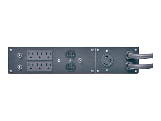 APC Service Bypass Panel- 100-120V 30A BBM L5-30P input 2 5-20R 6 5-15R output