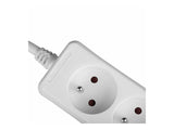 LINDY 6 way Mains Gang Socket FR France