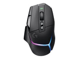 LOGITECH G G502 X PLUS Mouse optical wireless 2.4 GHz USB LOGITECH LIGHTSPEED receiver black