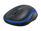 LOGITECH M185 Mouse optical wireless 2.4 GHz USB wireless receiver blue