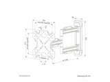 NEOMOUNTS WL40S-850BL12 Support pour écran mural 32-55p - orientable - installation rapide