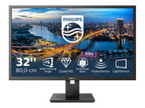 PHILIPS 325B1L/00 31.5p IPS Flat 2560x1440 16:9 1200:1 250cd/m2 4ms H/A 180 75Hz USB HUB SPEAKERS POWER/LIGHT SENSOR DP 2xHDMI