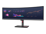 LENOVO ThinkVision P49w-30 49p IPS 5120x1440 32:9 60Hz 350cd/m2 4ms 2x HDMI DP 4xUSB 3.2 G1 USB-C 3.2 G1 USB-B 3.2 G1 RJ45 2x5W