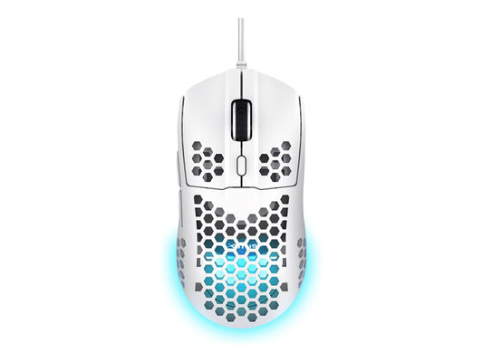 TRUST Souris gaming filaire HELOX ultra légére - Blanche