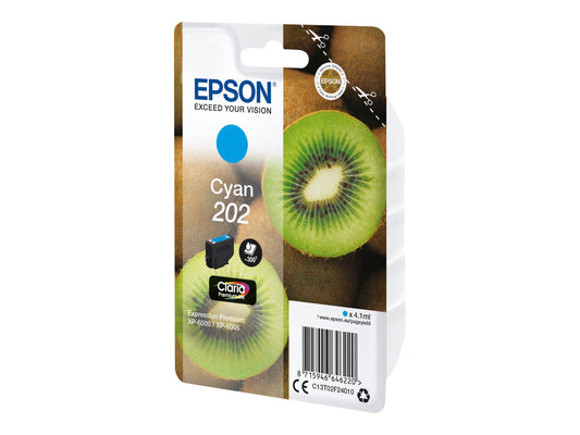 EPSON 1LB Singlepack Cyan 202 Kiwi Clara Premium Ink