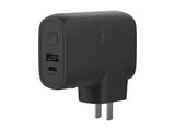 BELKIN Hybrid Wall Travel Charger 25w + 5k Power Bank UK EU US AU Black