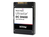 WESTERN DIGITAL Ultrastar DC SN650 SSD U.3 15MM 7680Go 2.5p PCIe TLC RI-1DW/D BICS5 SE