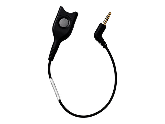 EPOS Dect/GSM Cable: EasyDisconnect with 20cm cable to 3.5mm - 3 Pole jack plug without microphone damping