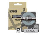EPSON Matte Tape Grey/Black 18mm 8m LK-5ABJ