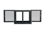 EATON TRIPPLITE SmartRack 12U Heavy-Duty Low-Profile Server-Depth Side-Mount Wall-Mount Small Rack Enclosure