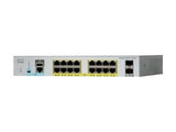 CISCO Catalyst 2960L 16 port GigE w/PoE 2 x 1G SFP LAN Lite Remanufactured
