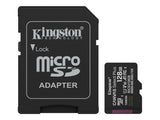 KINGSTON Canvas Select Plus Carte mémoire microSDXC 128Go Gen3 150MB/s A1 Adaptateur SD Inclus