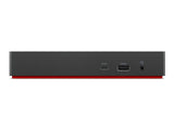 LENOVO ThinkPad Universal USB-C Dock - Station d accueil - USB-C - HDMI 2 x DP - GigE - 90 Watt - ThinkRed