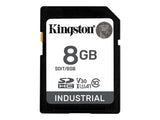 KINGSTON 8Go SDHC Industrial -40C to 85C C10 UHS-I U3 V30 A1 pSLC