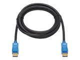 EATON TRIPPLITE DisplayPort 1.4 Cable - 8K UHD 60 Hz HDR HBR3 HDCP 2.2 4:4:4 BT.2020 M/M Black 6 ft. 1.83m