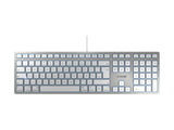 CHERRY KC6000 SLIM FOR MAC - Corded Keyboard - USB - SILVER (DE)