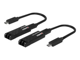 LINDY 100m Fibre Optic USB 3.2 Type C Extender
