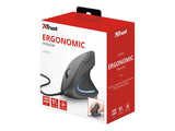 TRUST Souris filaire ergonomique VERTO - Noire