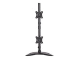 EATON TRIPPLITE Dual Vertical Flat-Screen Desk Stand/Clamp Mount 15inch to 27inch Flat-Screen Displays