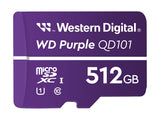WD Purple 512Go Surveillance microSD XC Class - 10 UHS 1