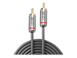 LINDY Cromo Line Audio Cable Digital Coaxial RCA-RCA M-M 1m anthrazit