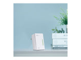 TP-LINK AV600 2-port Powerline WiFi Extender 500Mbps Powerline datarate 300Mbps wireleses N Plug and Play 2 fast ethernet port