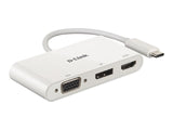 D-LINK USB-C 3-en-1 Adapter