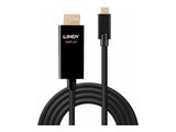 LINDY 1m USB Type C to HDMI 4K60 Adapter Cable with HDR