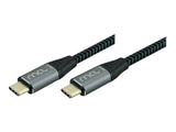MCL Cable Type C USB 3.2 Male / Male braided Gen 2 10Gb 60W 3A - 2m